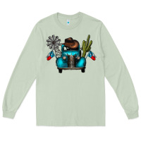 Matcha texas truck Long Sleeve Tee - CowhideDigitalArt