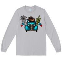 Moon Dust texas truck Long Sleeve Tee - CowhideDigitalArt