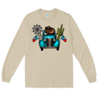 Mushroom texas truck Long Sleeve Tee - CowhideDigitalArt