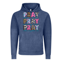 Vintage Denim pray on it pray over it pray throught it Vintage Hoodie - texasbilliewilder