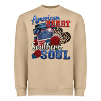 Mushroom american heart southern soul Heavyweight Sweatshirt - Zillion Design Studio