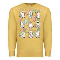 Antique Gold bunny ghost Premium Sweatshirt - MaliasSmallBusiness