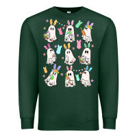 Sports Green bunny ghost Premium Sweatshirt - MaliasSmallBusiness