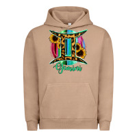 Pigment Burro Gemini Sign of Zodiac Urban Hoodie - Bettercallsaul