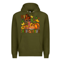 Army Green my first thanksgiving bbs Premium Hoodie - BundleAndBundleShop