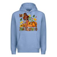 Colony Blue my first thanksgiving bbs Premium Hoodie - BundleAndBundleShop
