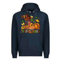 Navy my first thanksgiving bbs Premium Hoodie - BundleAndBundleShop