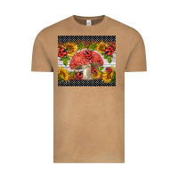 Vintage Camel ladybug mushrooms Vintage Tee - BarkalooDesign