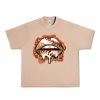 Burro baseball lips Urban Heavy Tee - Zillion Design Studio