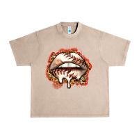 Baseball Lips Urban Heavy Tee | Teevron