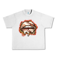 Lunar Rock baseball lips Urban Heavy Tee - Zillion Design Studio