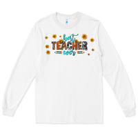 White best teacher ever 16oz libbey glass Long Sleeve Tee - HRA Design Shop
