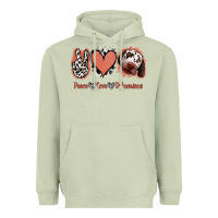 Matcha Peace Love Dalmatians Heavyweight Hoodie - Jasminsmagicworld
