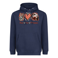 Navy Peace Love Dalmatians Heavyweight Hoodie - Jasminsmagicworld