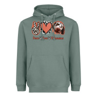 Sage Peace Love Dalmatians Heavyweight Hoodie - Jasminsmagicworld
