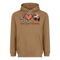 Toasted Coconut Peace Love Dalmatians Heavyweight Hoodie - Jasminsmagicworld