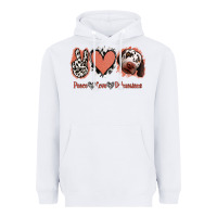 White Peace Love Dalmatians Heavyweight Hoodie - Jasminsmagicworld