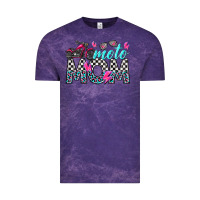 Cloud Purple moto mom Vintage Tee - texasbilliewilder