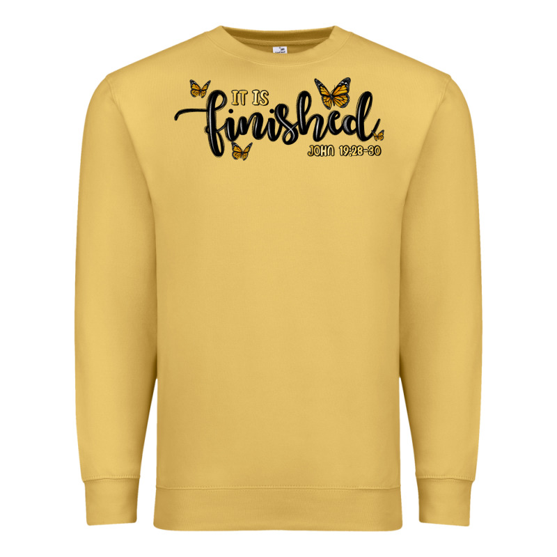 It Is Finished Premium Sweatshirt by MaliasSmallBusiness | Teevron