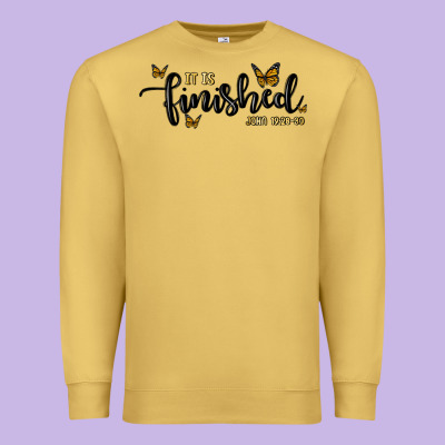 It Is Finished Premium Sweatshirt Designed By Maliassmallbusiness