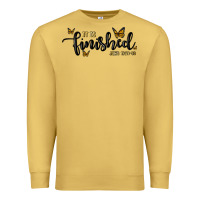 Antique Gold it is finished Premium Sweatshirt - MaliasSmallBusiness
