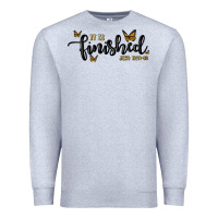Heather Grey it is finished Premium Sweatshirt - MaliasSmallBusiness