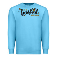 Ocean Blue it is finished Premium Sweatshirt - MaliasSmallBusiness