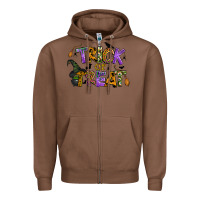 Chestnut trick or treat Zipper Hoodie - BundleAndBundleShop