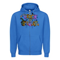 True Royal trick or treat Zipper Hoodie - BundleAndBundleShop