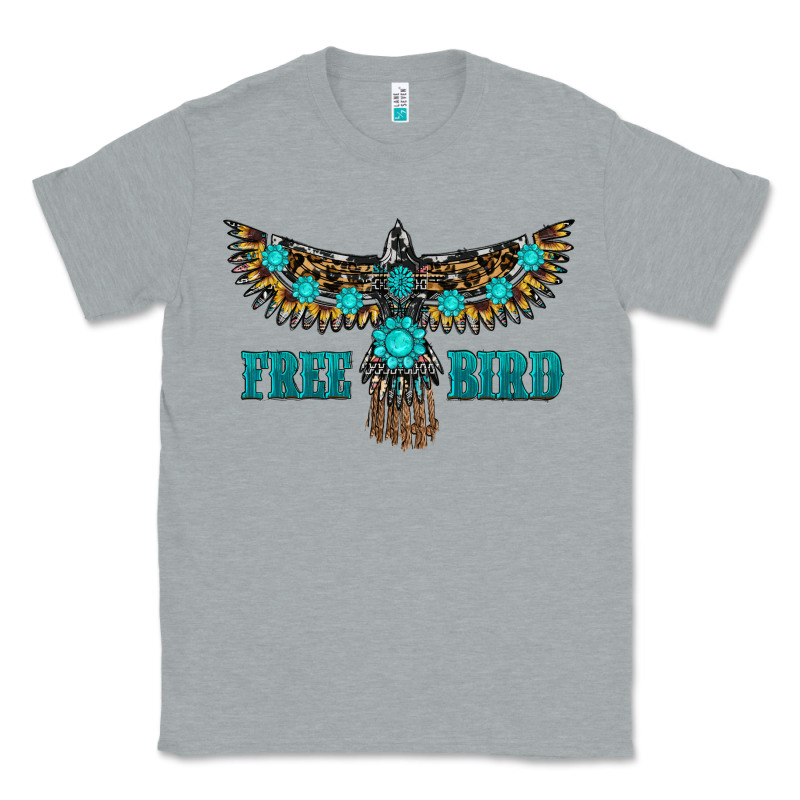 Turquoise Freebird Classic Tee by RanaPortraitStore | Teevron