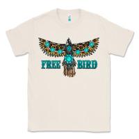 Natural turquoise freebird Classic Tee - RanaPortraitStore