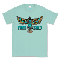 Seafoam turquoise freebird Classic Tee - RanaPortraitStore
