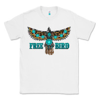 White turquoise freebird Classic Tee - RanaPortraitStore