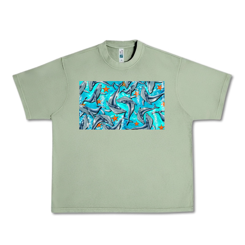 Humpback Whale Cup Urban Heavy Tee by BarkalooDesign | Teevron