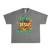 Tornado Fall for Jesus He Never Leaves Urban Heavy Tee - texasbilliewilder