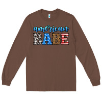 Chestnut american babe Long Sleeve Tee - HRA Design Shop