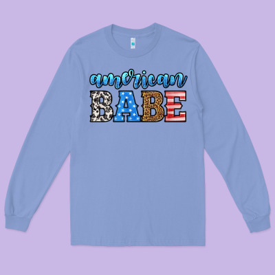 American Babe Long Sleeve Tee Designed By Hra Design Shop