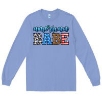 Colony Blue american babe Long Sleeve Tee - HRA Design Shop
