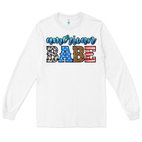 White american babe Long Sleeve Tee - HRA Design Shop