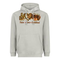 Moon Dust Peace Love Dachshund Heavyweight Hoodie - Jasminsmagicworld