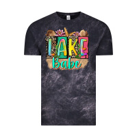 Cloud Black lake babe Vintage Tee - Zillion Design Studio