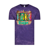 Cloud Purple lake babe Vintage Tee - Zillion Design Studio