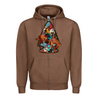 Chestnut arrowhead rodeo Zipper Hoodie - JahusDesignShop