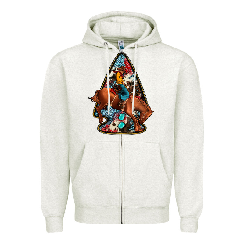 Arrowhead Rodeo Zipper Hoodie by JahusDesignShop | Teevron