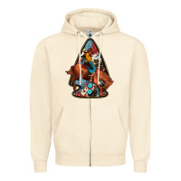 Sandshell arrowhead rodeo Zipper Hoodie - JahusDesignShop