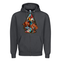 Smoke arrowhead rodeo Zipper Hoodie - JahusDesignShop
