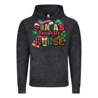 Vintage Black santa's favorite nurse Vintage Hoodie - Zillion Design Studio