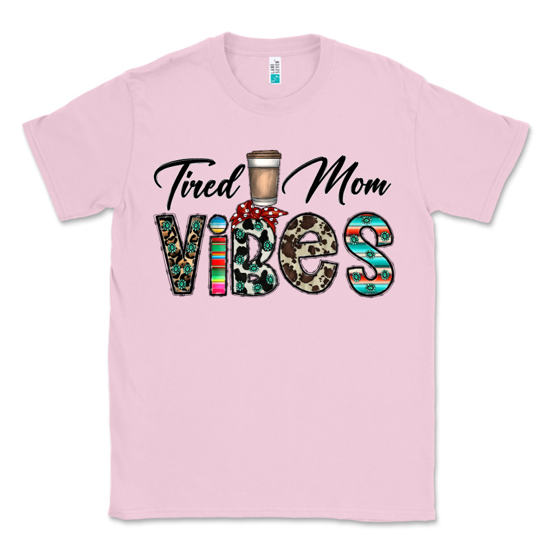 Tired Mom Vibes Classic Tee by CowhideDigitalArt | Teevron