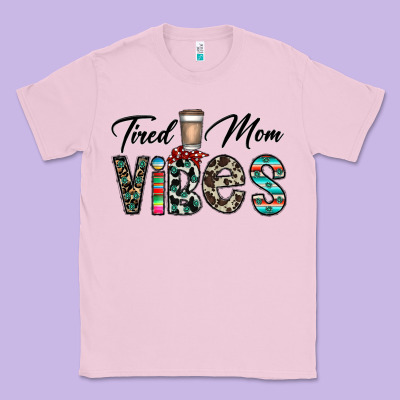 Tired Mom Vibes Classic Tee Designed By Cowhidedigitalart