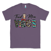 Lavender tired mom vibes Classic Tee - CowhideDigitalArt